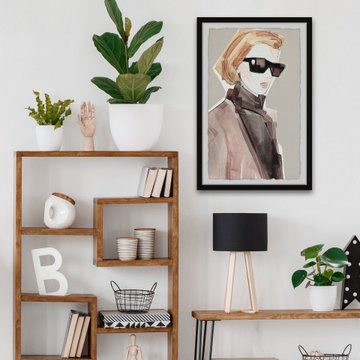 "Parisian Chic" Framed Painting Print