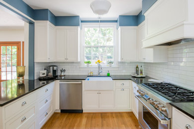 Kitchen - transitional kitchen idea in Portland