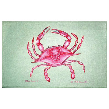 Pink Crab Door Mat 30x50