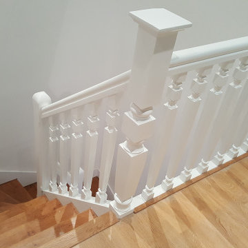 Rénovation d'un escalier en bois, à Nantes (44)