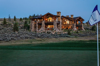 Traditional exterior home idea in Salt Lake City