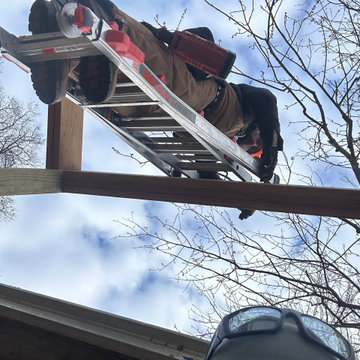 Front Porch w/ Handicap Ramp Build