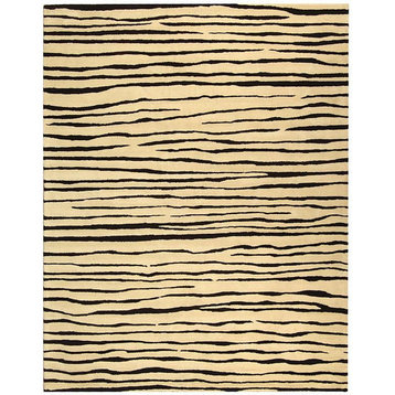 Safavieh Soho soh426d Animal Print Rug, White/Black, 5'0"x8'0"