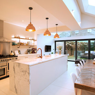 Silky Cream Gable Roof Extension - Tooting