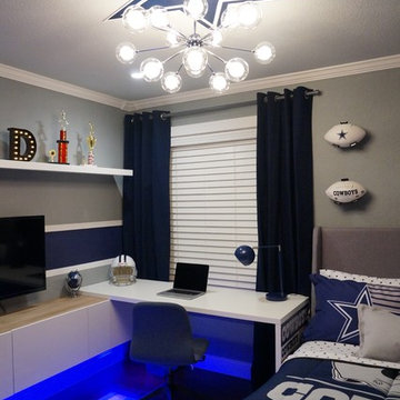 Dallas Cowboys teen bedroom
