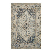 Wool Hooked Beatty Area Rug by Loloi II, Light Blue, 7'9"x9'9"