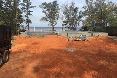 New Waterfront Home Construction