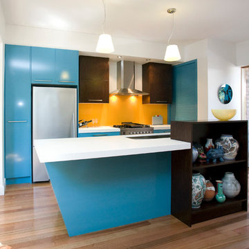 Blue & Yellow Kitchen