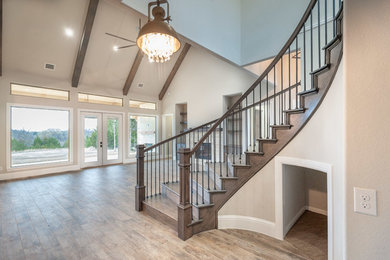 Inspiration for a staircase remodel in Dallas