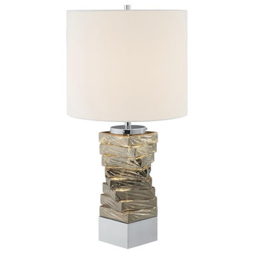 Gwen 1 Light Table Lamp, Clear