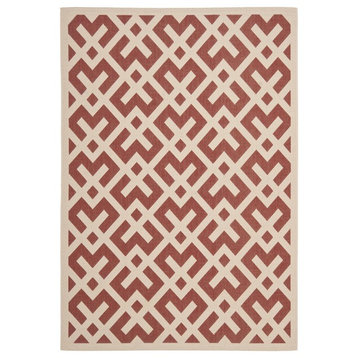 Courtyard Red/Brown Area Rug CY6915-238 - 2'4" x 6'7"
