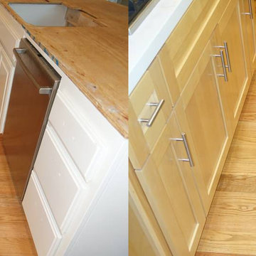 Orinda reface with Shaker doors