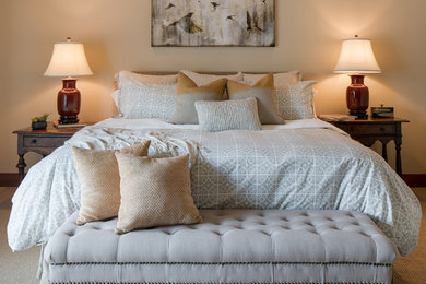 Inspiration for a transitional bedroom remodel in Boise