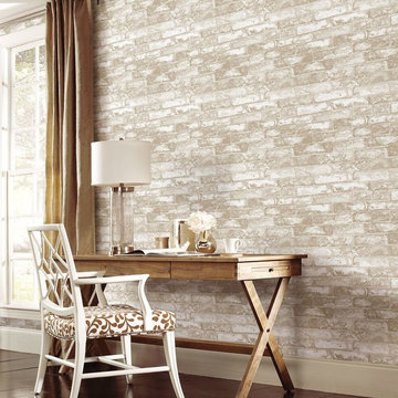 Brick Wallpaper Accent Wall