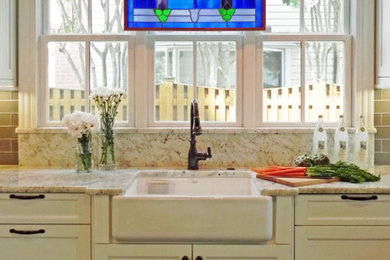 Ornate kitchen photo in Baltimore