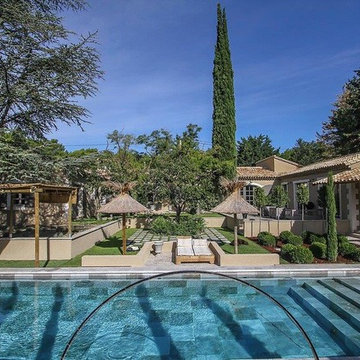 Poolside Paver's & Garden Elements