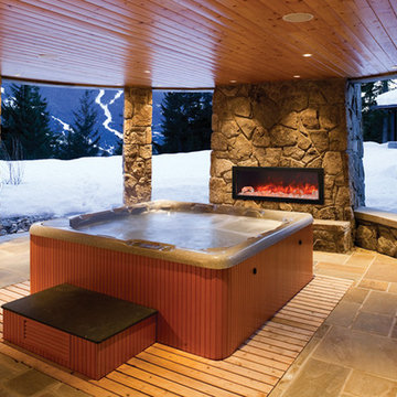 Modern Outdoor Fireplaces