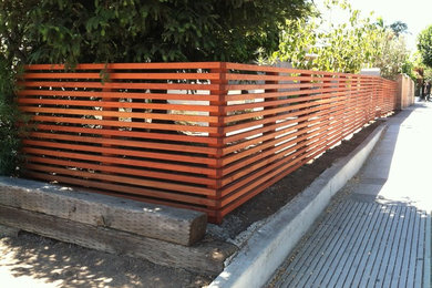 Example of a minimalist exterior home design in Santa Barbara
