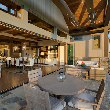 Hillside Remodel Covered Deck