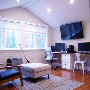 Garage Attic Office Conversion