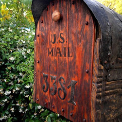 Details. Cedar door - Mailboxes