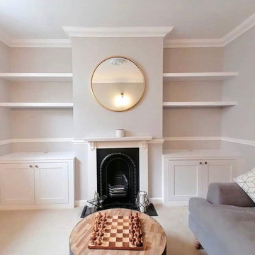 Shaker alcove cabinets greenwich