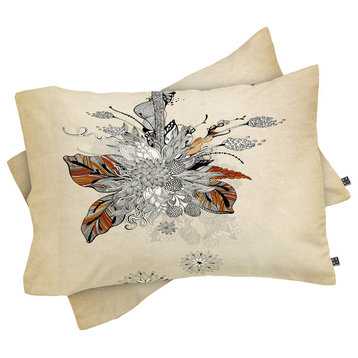 Deny Designs Iveta Abolina Floral 2 Pillow Shams, Queen