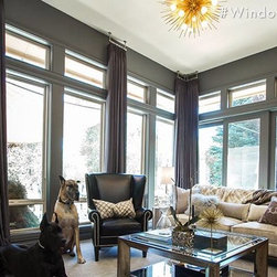 Shades with Side Panels - Curtains