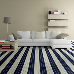 Modern living room with Lauren wool carpet from JMish Mills - Products