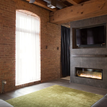 Loft Fireplace Redesign