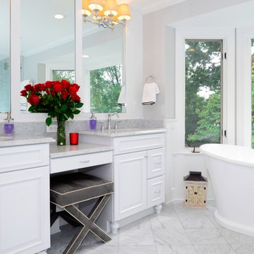 A Luxury Spa Like Bath a family in Alexandria VA Enjoys