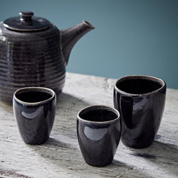 Nordic Coal Espresso cup and Handleless Mug by Broste - Mugs
