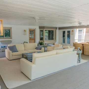 3 Season Deck w/ Stamped Patio