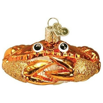 Old World Christmas Crab Louie Glass Blown Ornament