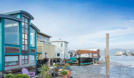 USA Houzz: Come Aboard a Renovated Houseboat Near San Francisco