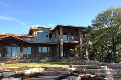 Inspiration for a contemporary home design remodel in Austin