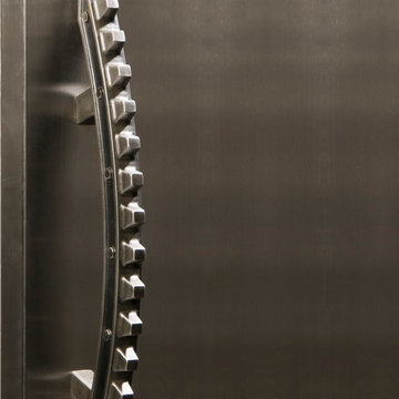 Helios custom vintage industrial sprocket gear door pull
