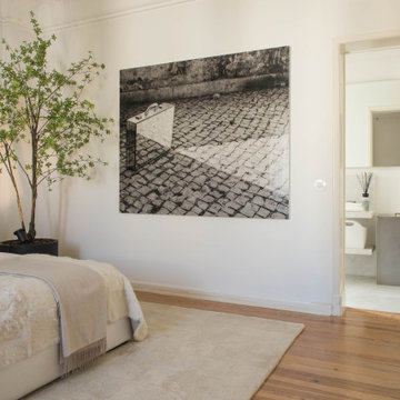 Bedroom View toward Ensuite Bathroom in Lisbon