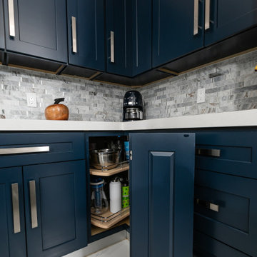 One-of-a-Kind Navy Kitchen