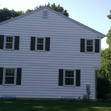 Asbestos Tear Off - New Alside Windows & Siding + New 5K Seamless Gutters