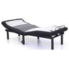 Furniture of America Virya Metal Black 3 Motor King Adjustable Bed