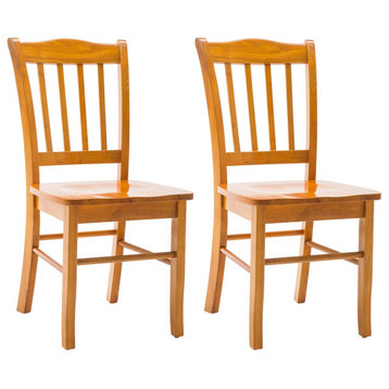 Shaker Dining Chairs, Set of 2, Oak