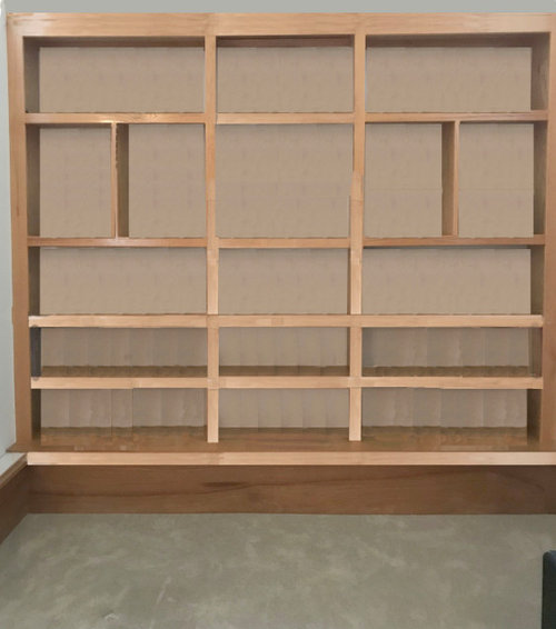 replacing my 70's golden oak bookcases