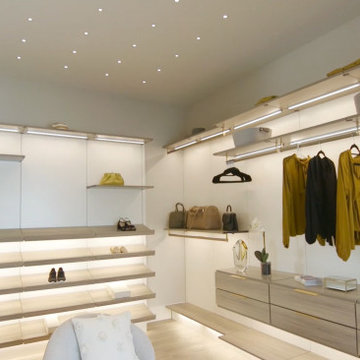 Luxury Modern Master Closets – Minimalist Open-Concept Designs