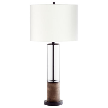 Cyan Colossus Table Lamp 10549, Pewter