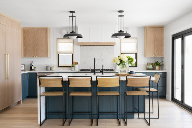 Coastal Kitchen by Well Done Building & Design
