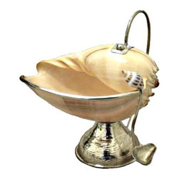 Exotic Seashell Server w/ Spoon - Dinnerware