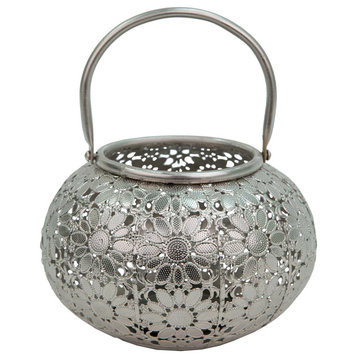 Pahaska Lantern, Metallic Silver