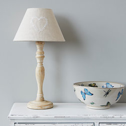country lamp and shade - Table Lamps