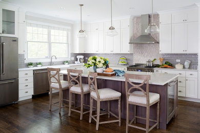Example of a transitional kitchen design in DC Metro